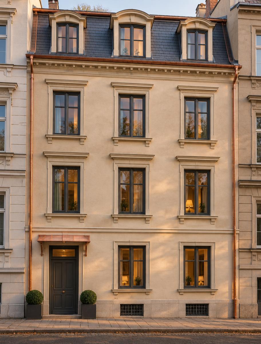 Fassade nach der Sanierung